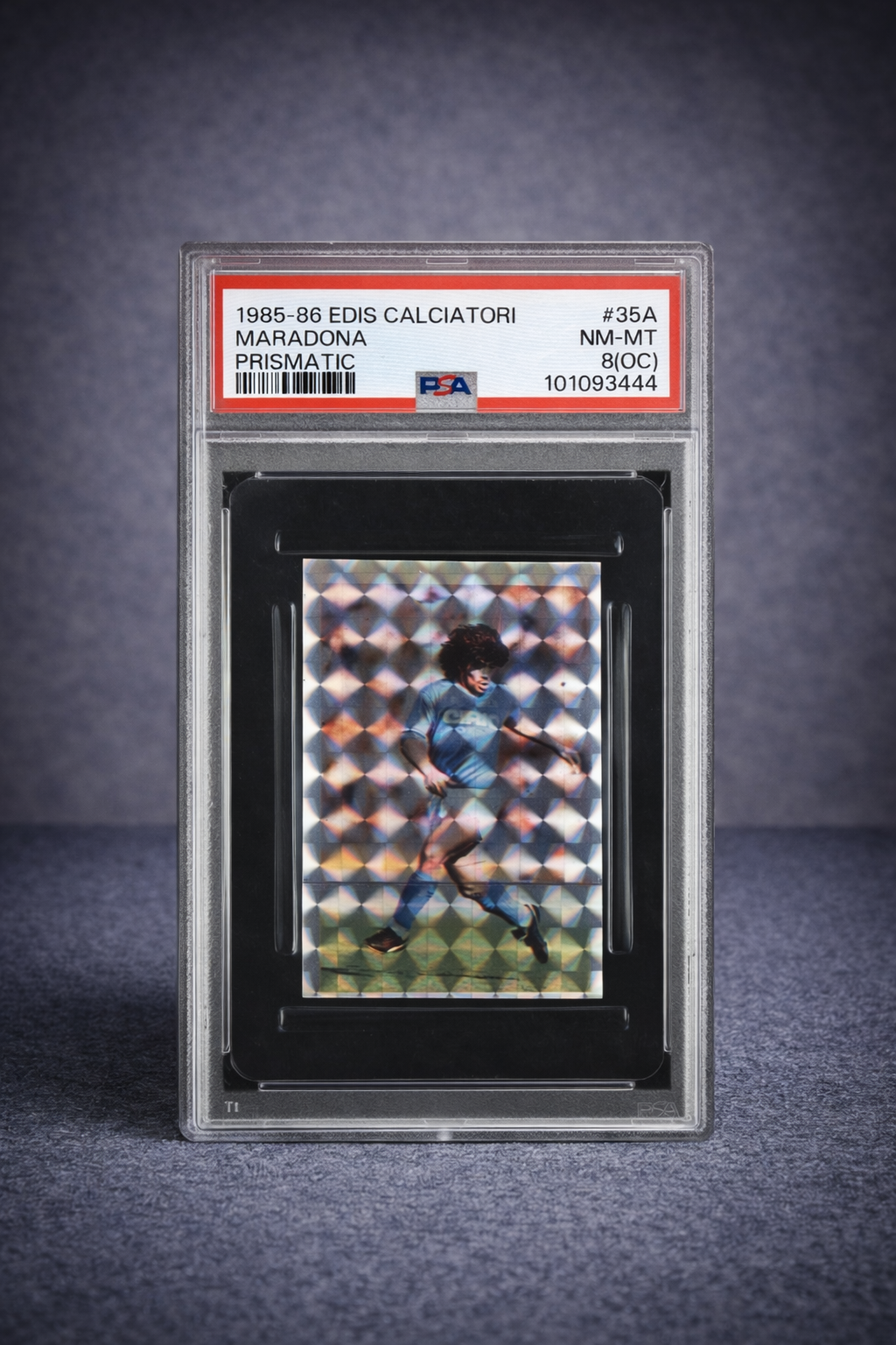 1985-1986 EDIS CALCIATORI #35A PSA 8(oc) NAPOLI