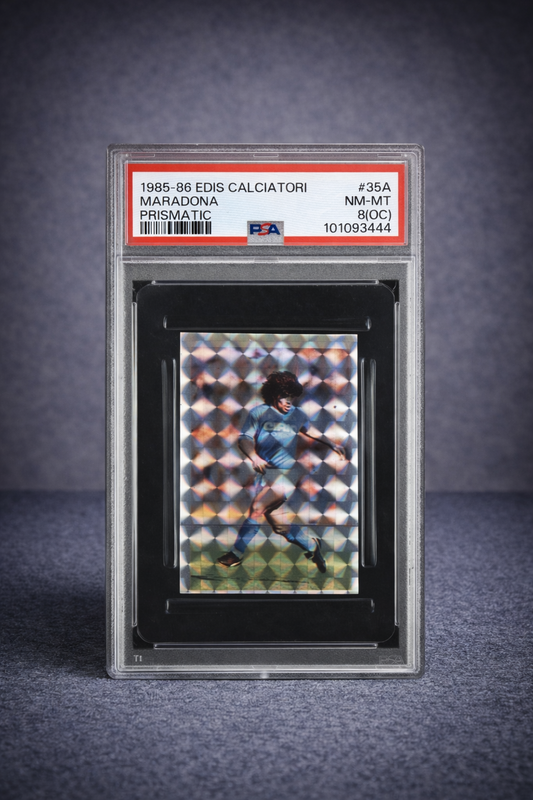 1985-1986 EDIS CALCIATORI #35A PSA 8(oc) NAPOLI