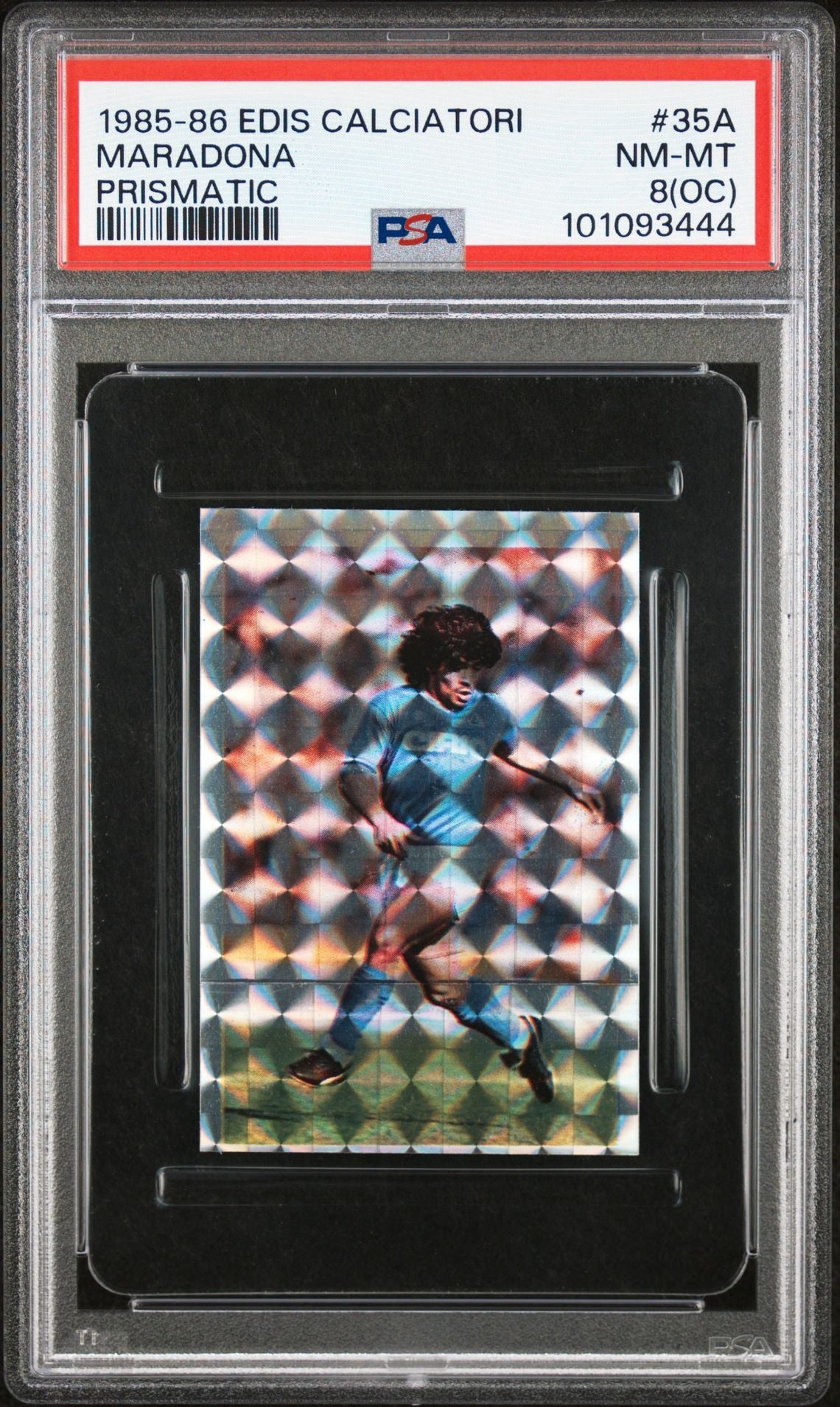 1985-1986 EDIS CALCIATORI #35A PSA 8(oc) NAPOLI