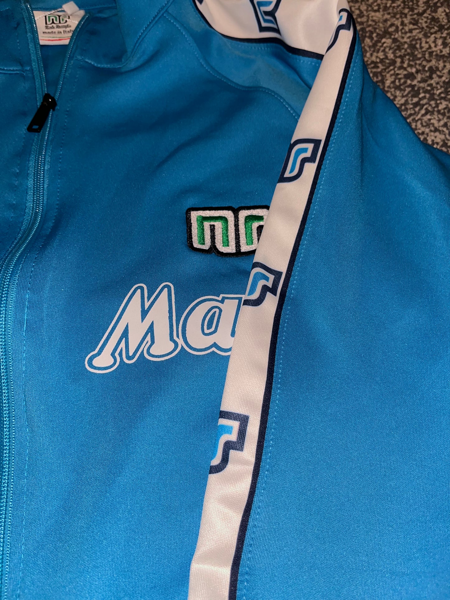 Napoli Mars Diego Maradona Tracksuit Jacket Top 1988/1989